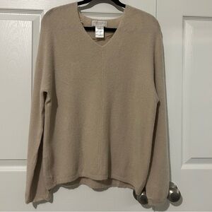 Bianco & Blu V-Neck Long Sleeve Sweater